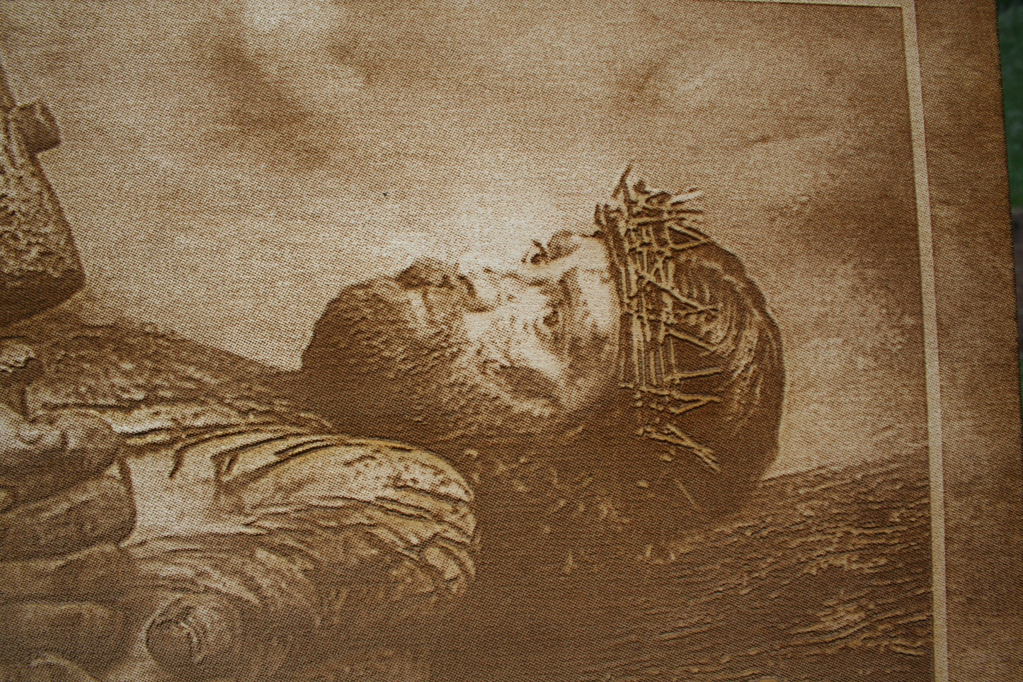 Jesus Nailed to the Cross - Jesus Crucified - Christian Home Decor - Christian Wall Art -Jesus Christ is Lord - Jesus Saves