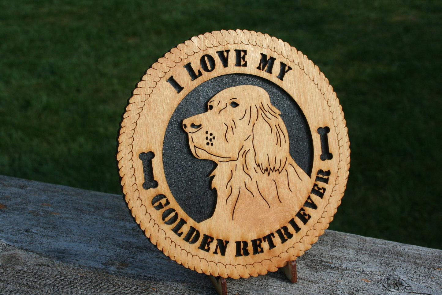 Golden Retriever Dog Plaque - Golden Retriever Gift - Dog Lover - Golden Retriever Art - Golden Retriever Home Decor - Golden Retriever Dog