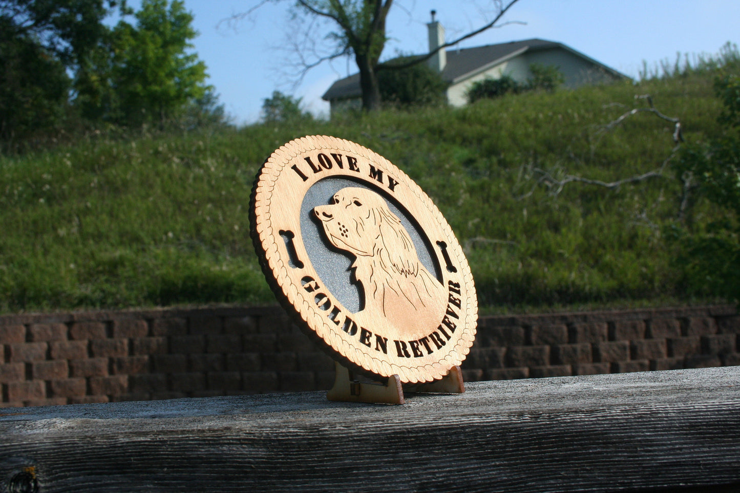 Golden Retriever Dog Plaque - Golden Retriever Gift - Dog Lover - Golden Retriever Art - Golden Retriever Home Decor - Golden Retriever Dog