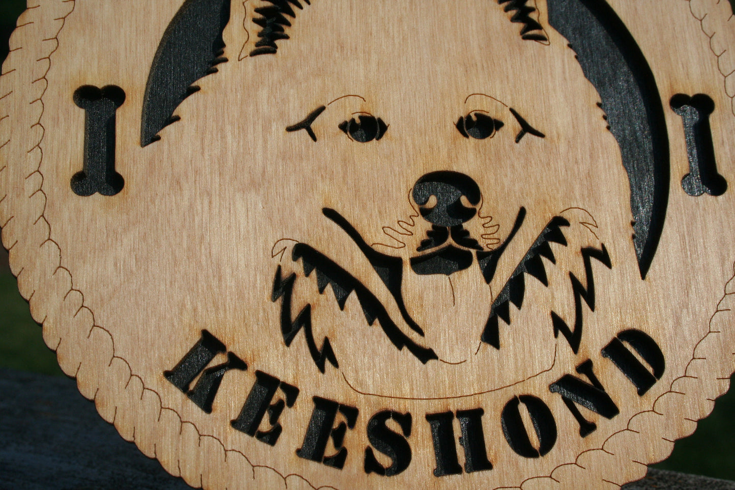 I Love My Keeshond Dog Plaque, Keeshond Gift, Keeshond Sign, Keeshond Wall Art, Keeshond Home Decor, Keeshond Shelf Decoration