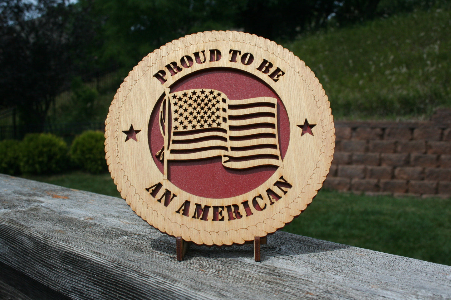 Proud To Be An American Plaque, American Patriot, American Flag, American Veteran, American Citizen, American Flag Art, American Flag Decor