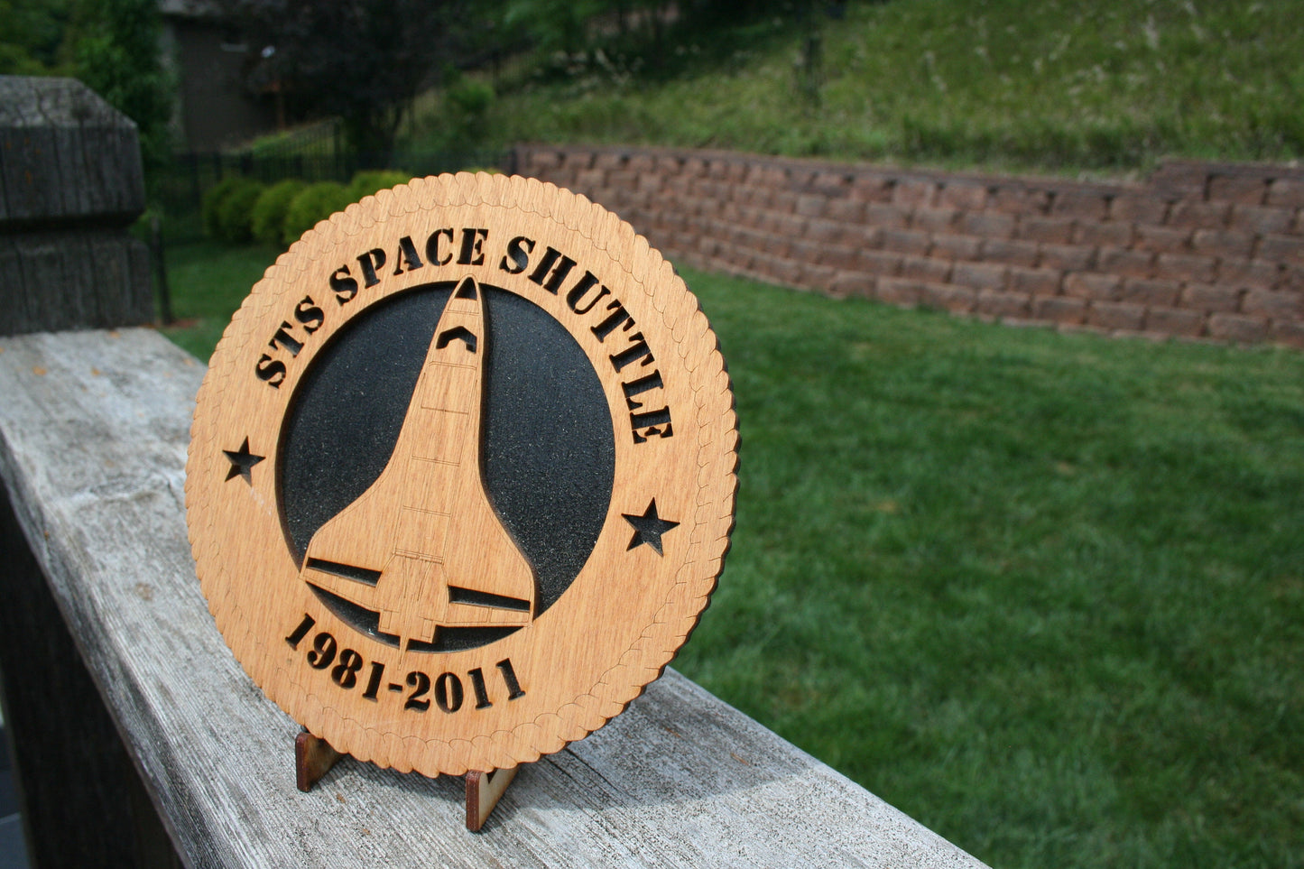 USA STS Space Shuttle 1981-2011 Memorial Plaque, Space Shuttle Home Decor, Space Shuttle Wall Art, Space Shuttle Objects, USA Space Shuttle