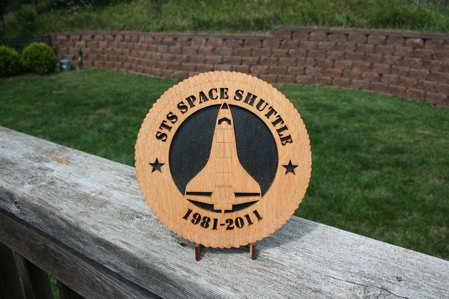USA STS Space Shuttle 1981-2011 Memorial Plaque, Space Shuttle Home Decor, Space Shuttle Wall Art, Space Shuttle Objects, USA Space Shuttle