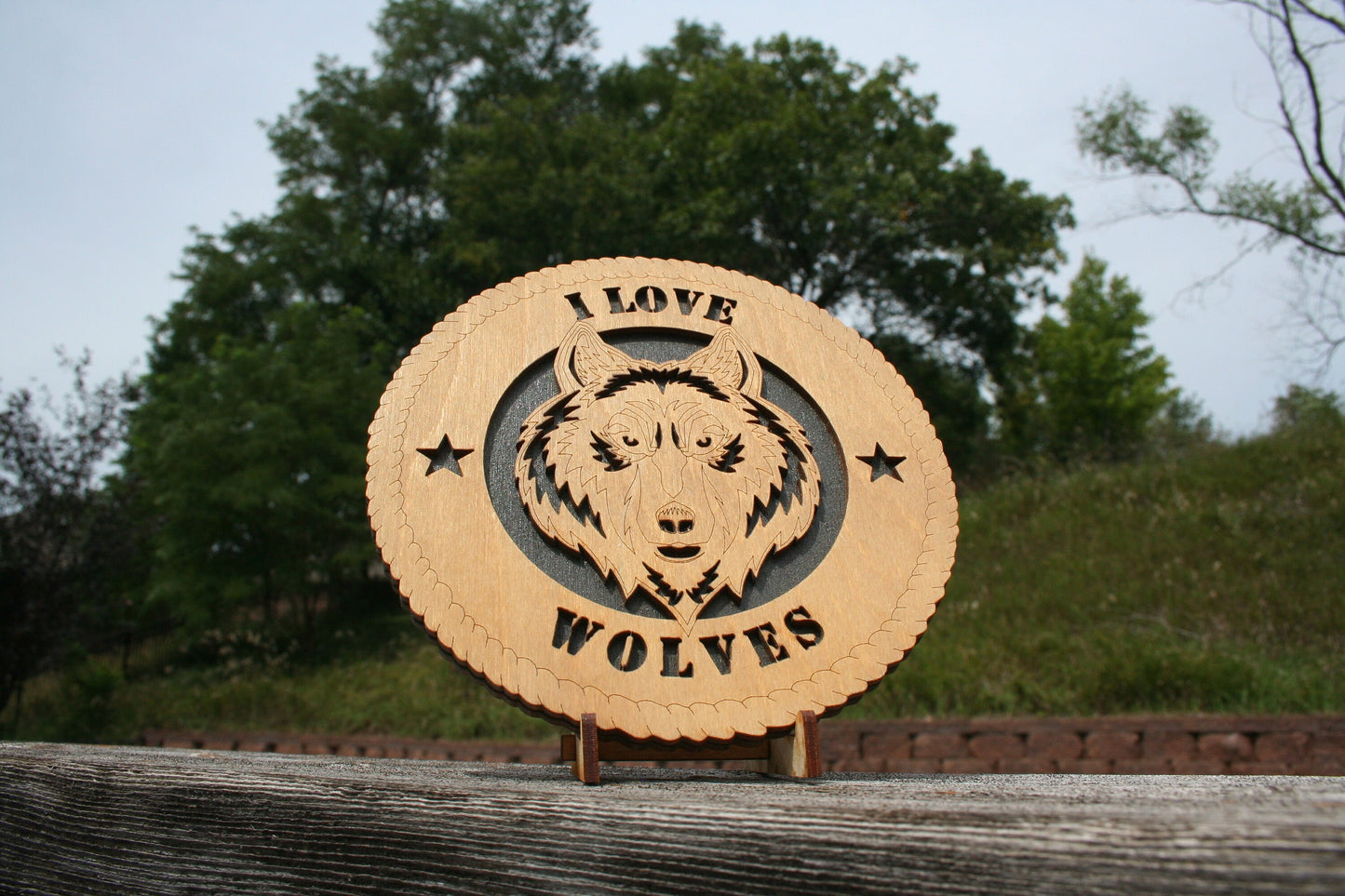 I Love Wolves Plaque, Wolf Art, Wolf Home Decor, Save the Wolves, Wolf Wall Art, Wolf Sign, Wolf Lover, Wolf Gift, Wolf Decoration