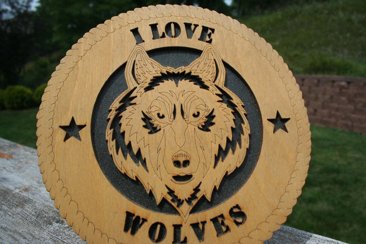 I Love Wolves Plaque, Wolf Art, Wolf Home Decor, Save the Wolves, Wolf Wall Art, Wolf Sign, Wolf Lover, Wolf Gift, Wolf Decoration