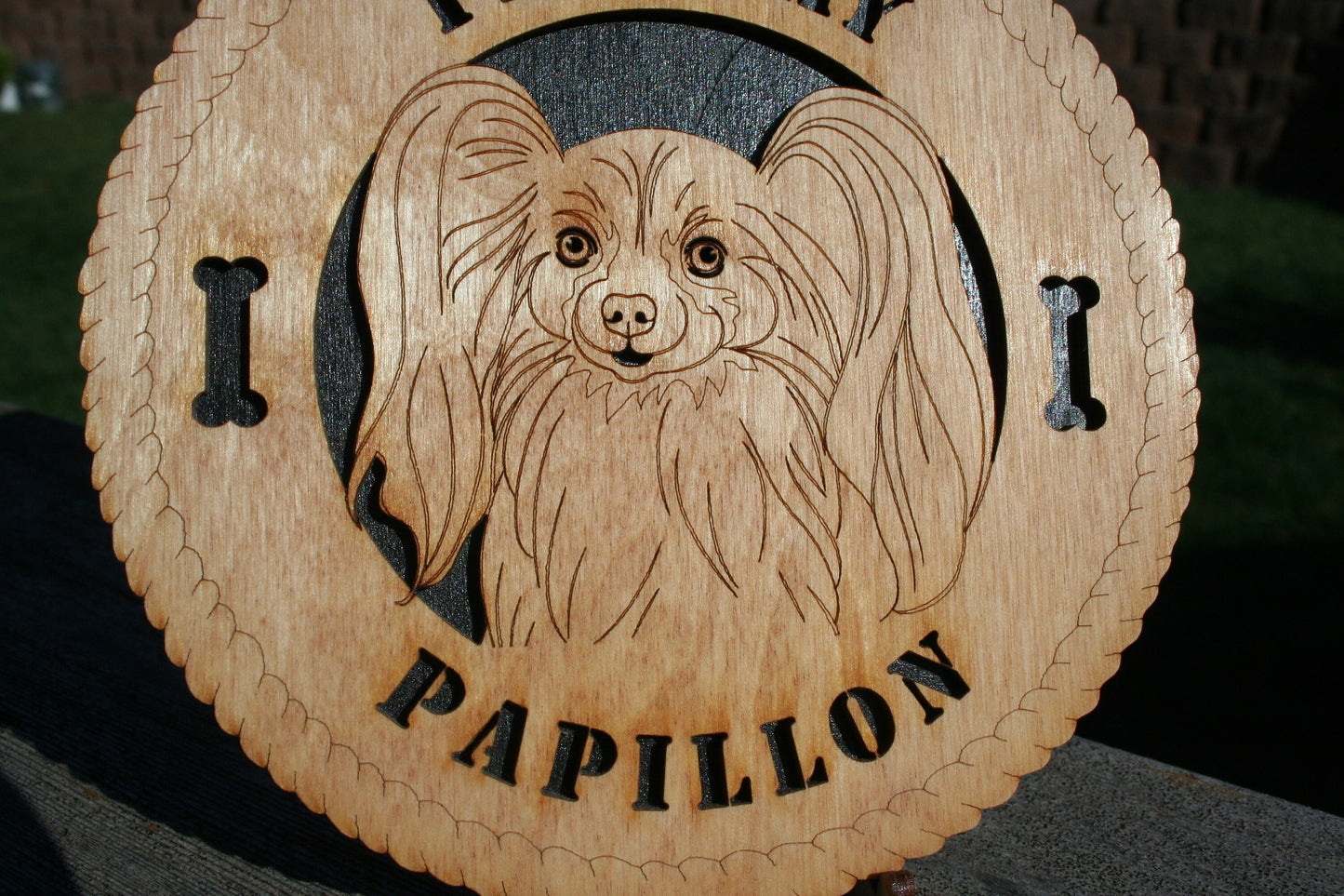 I Love My Papillon Dog Plaque, Papillon Gift, Papillon Dog Sign, Papillon Wall Art, Papillon Home Decor, Papillon Decoration, Papillon Lover