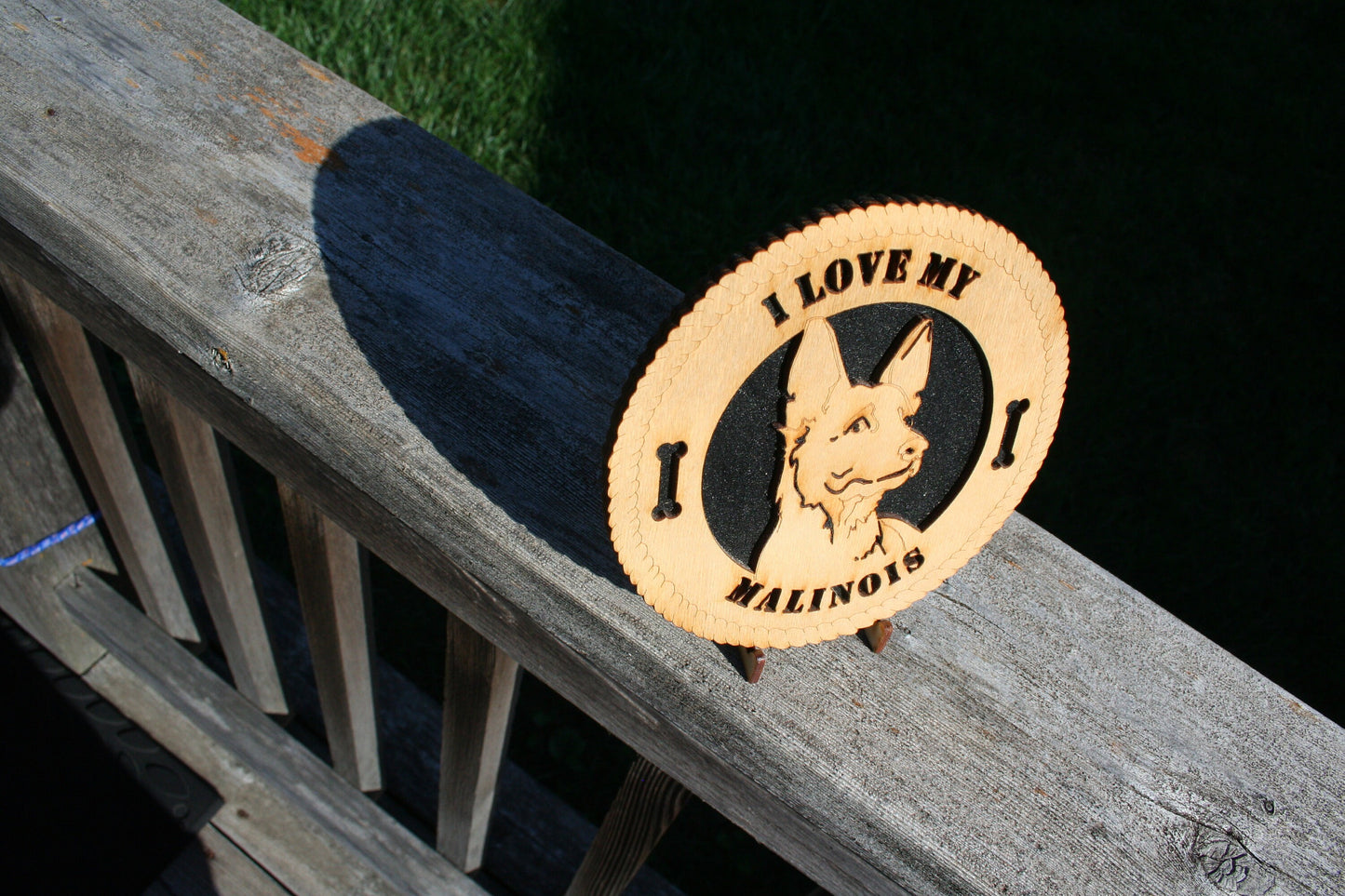 I Love My Malinois Dog Plaque, Malinois Dog, Malinois Dog Gift/Sign, Malinois Wall Art, Malinois Home Decor, Malinois Decoration