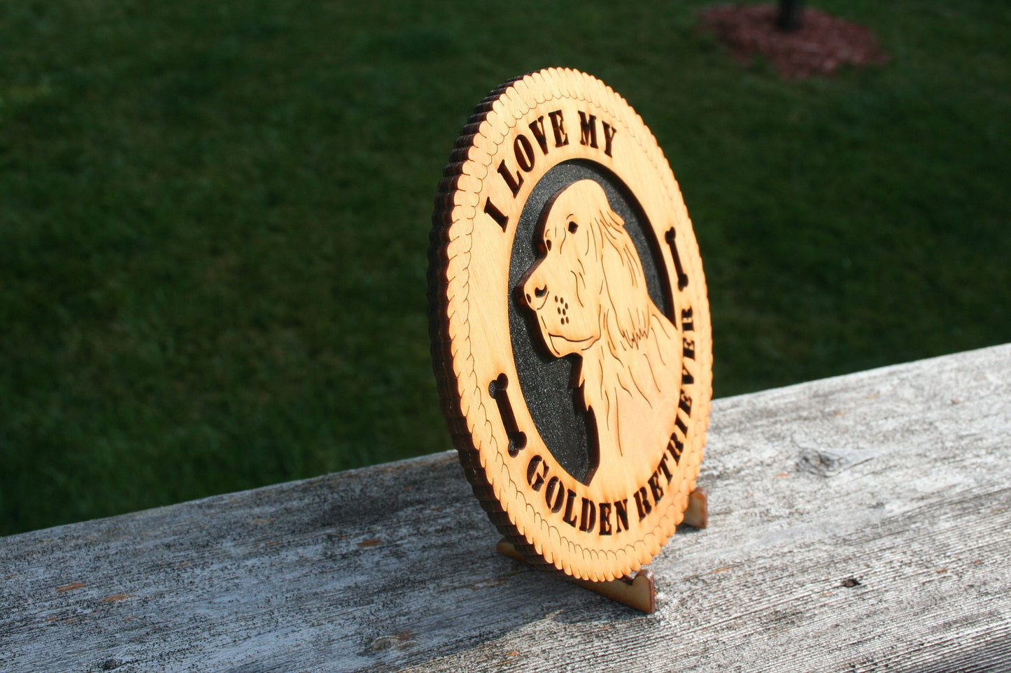 Golden Retriever Dog Plaque - Golden Retriever Gift - Dog Lover - Golden Retriever Art - Golden Retriever Home Decor - Golden Retriever Dog
