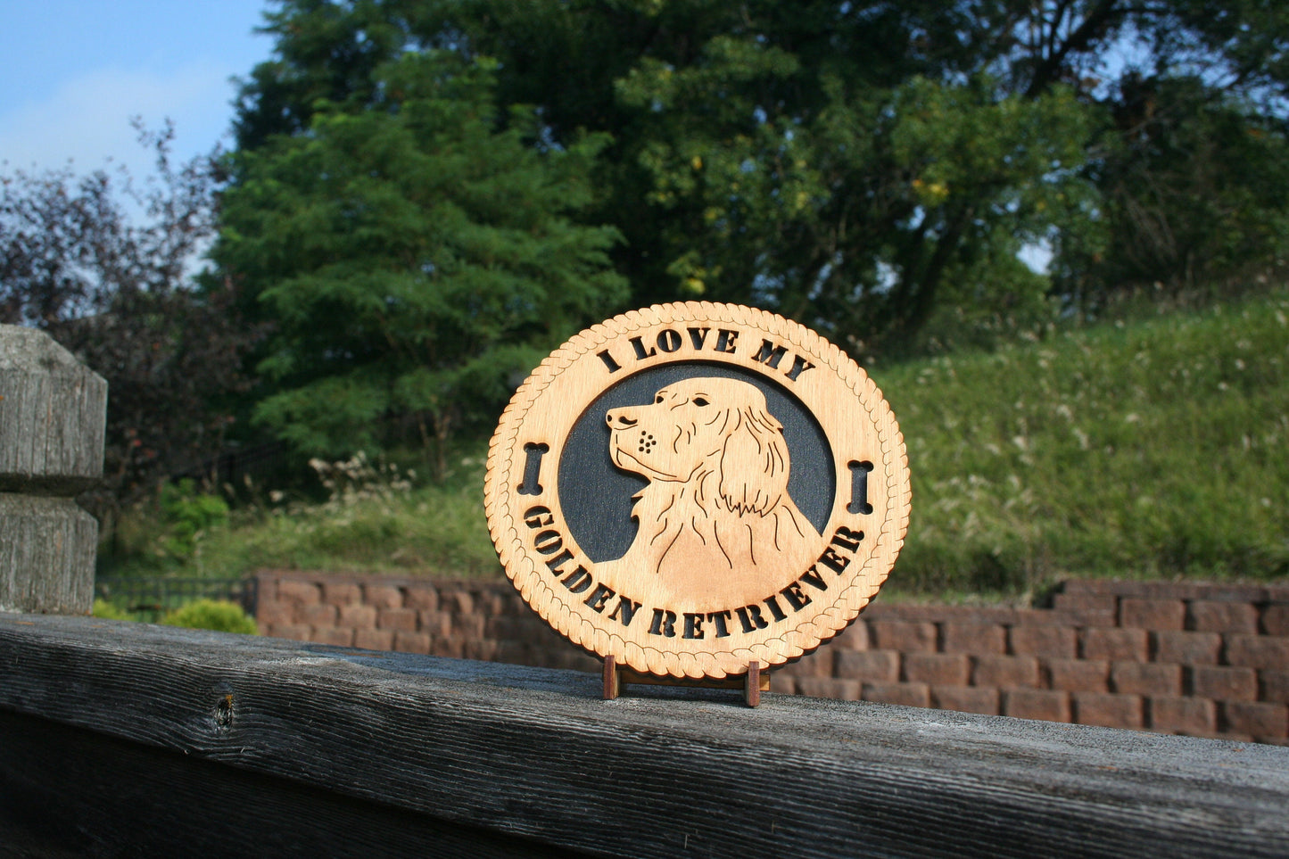 Golden Retriever Dog Plaque - Golden Retriever Gift - Dog Lover - Golden Retriever Art - Golden Retriever Home Decor - Golden Retriever Dog