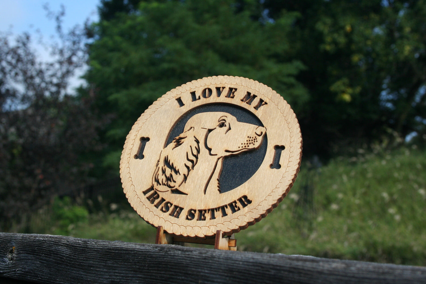 I Love My Irish Setter! - Irish Setter - Irish Setter Dog Lover - Irish Setter Home Decor - Irish Setter Gift - Irish Setter Dog