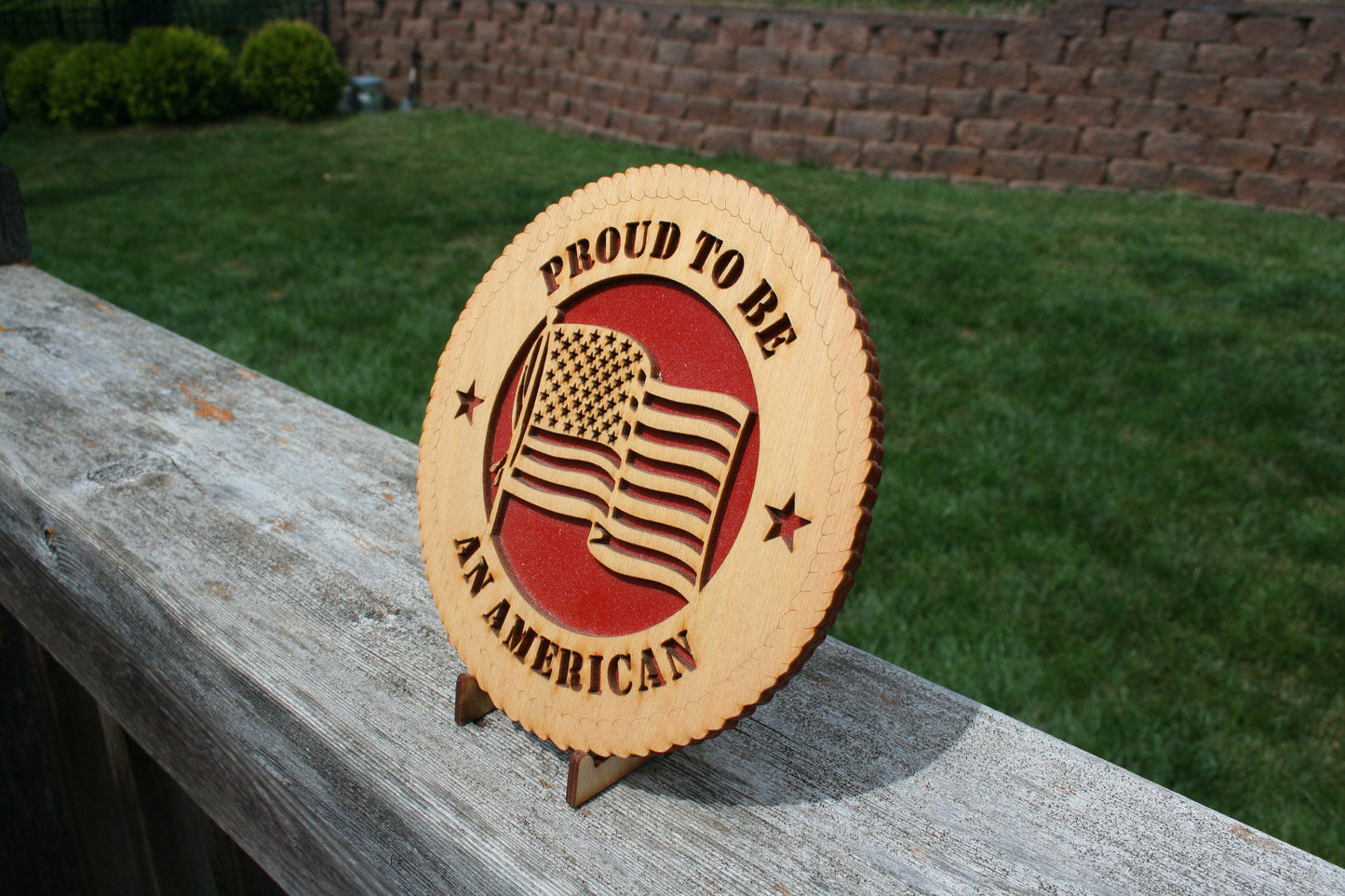 Proud To Be An American Plaque, American Patriot, American Flag, American Veteran, American Citizen, American Flag Art, American Flag Decor