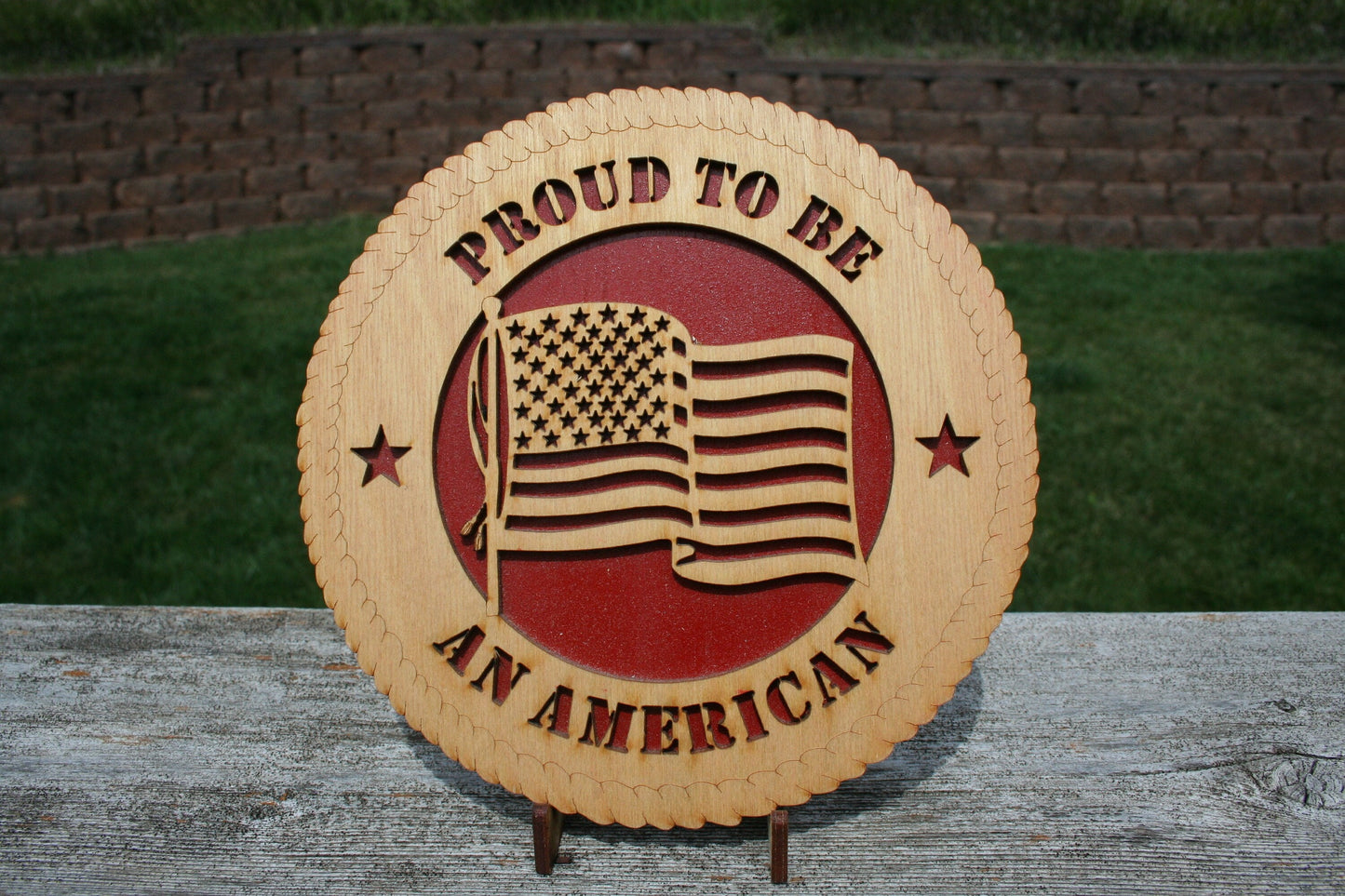 Proud To Be An American Plaque, American Patriot, American Flag, American Veteran, American Citizen, American Flag Art, American Flag Decor