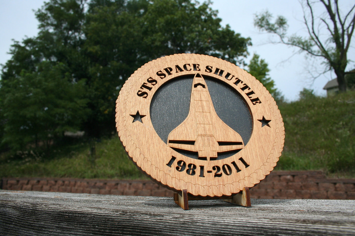 USA STS Space Shuttle 1981-2011 Memorial Plaque, Space Shuttle Home Decor, Space Shuttle Wall Art, Space Shuttle Objects, USA Space Shuttle