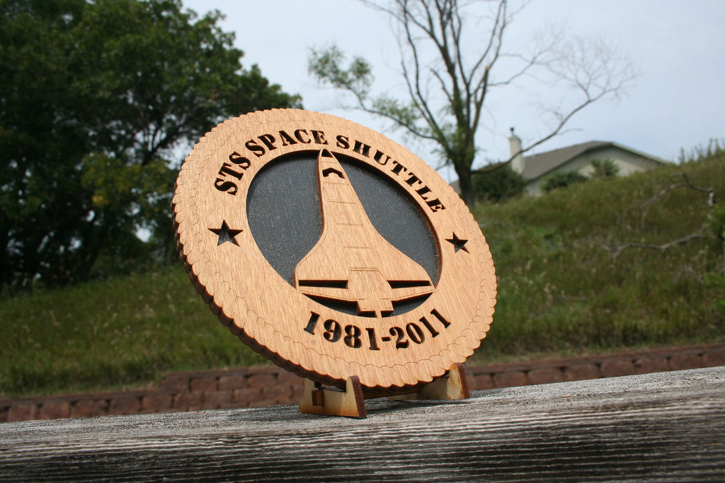 USA STS Space Shuttle 1981-2011 Memorial Plaque, Space Shuttle Home Decor, Space Shuttle Wall Art, Space Shuttle Objects, USA Space Shuttle