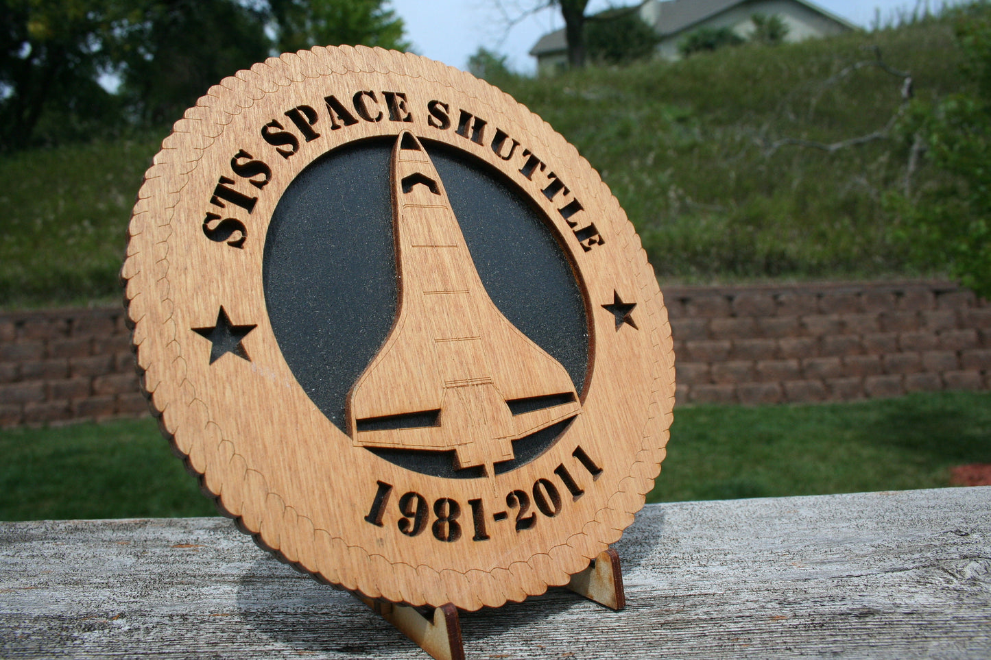 USA STS Space Shuttle 1981-2011 Memorial Plaque, Space Shuttle Home Decor, Space Shuttle Wall Art, Space Shuttle Objects, USA Space Shuttle