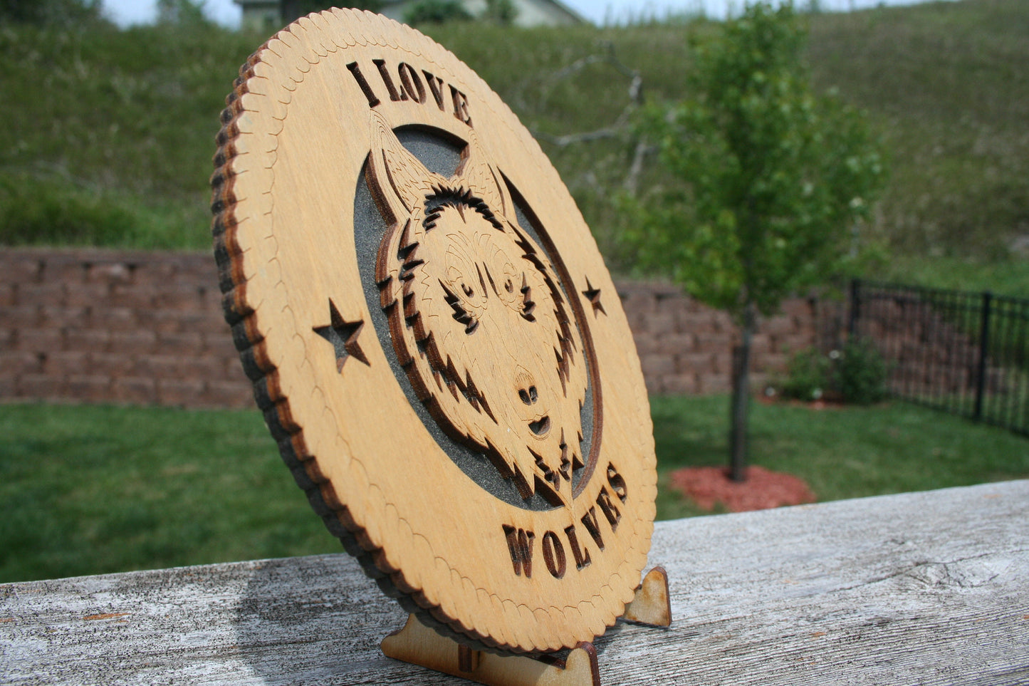 I Love Wolves Plaque, Wolf Art, Wolf Home Decor, Save the Wolves, Wolf Wall Art, Wolf Sign, Wolf Lover, Wolf Gift, Wolf Decoration