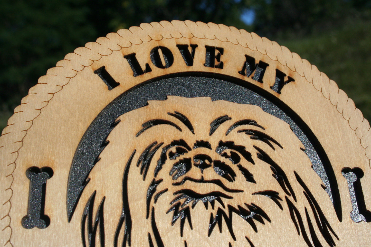 I Love My Pekingese Dog Plaque, Pekingese Dog Breed, Pekingese Wall Art, Pekingese Home Decor, Pekingese Dog Lover, Pekingese Gift