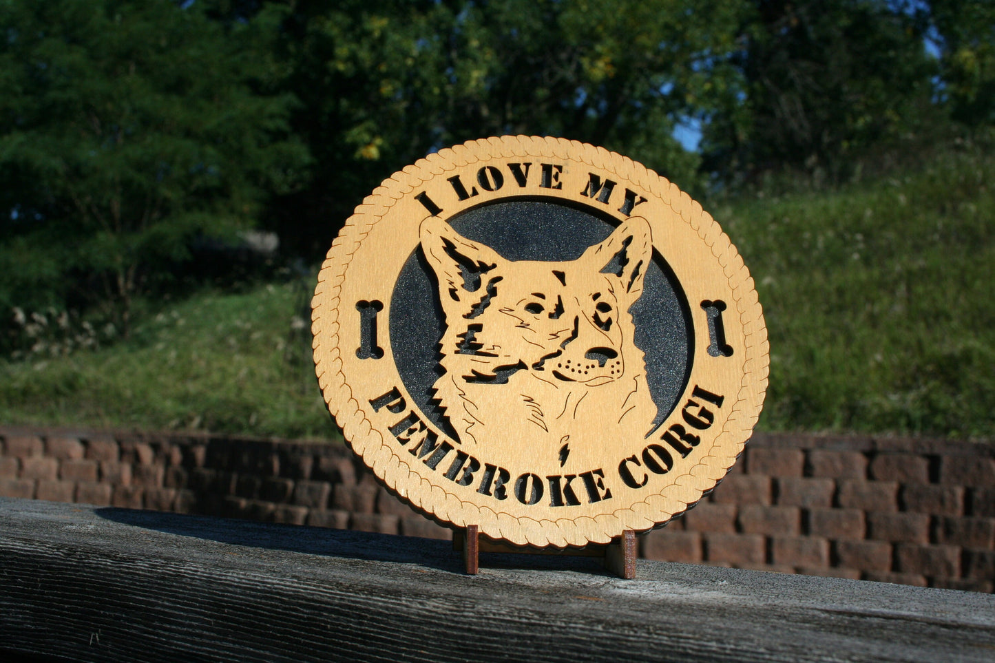 I Love My Pembroke Corgi Dog Plaque, Pembroke Corgi Dog, Pembroke Corgi Dog Gift/Sign, Pembroke Corgi Wall Art, Pembroke Corgi Lover