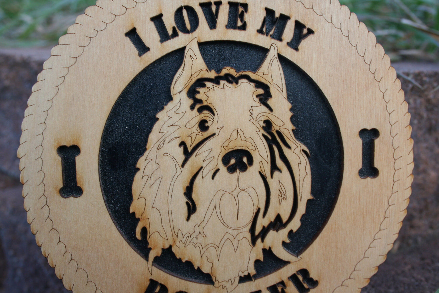 I Love My Bouvier, Bouvier Dog, Bouvier Tribute, Bouvier Art, Bouvier Unique Gift, Bouvier Decoration, Bouvier Breed, Bouvier des Flandres