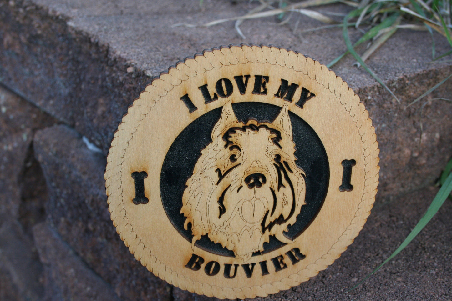 I Love My Bouvier, Bouvier Dog, Bouvier Tribute, Bouvier Art, Bouvier Unique Gift, Bouvier Decoration, Bouvier Breed, Bouvier des Flandres