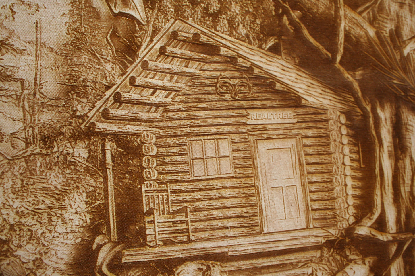 Fishing Cabin in the Swamp - Laser Engraved Wall Art - 23 Skidoo Laser Gifts