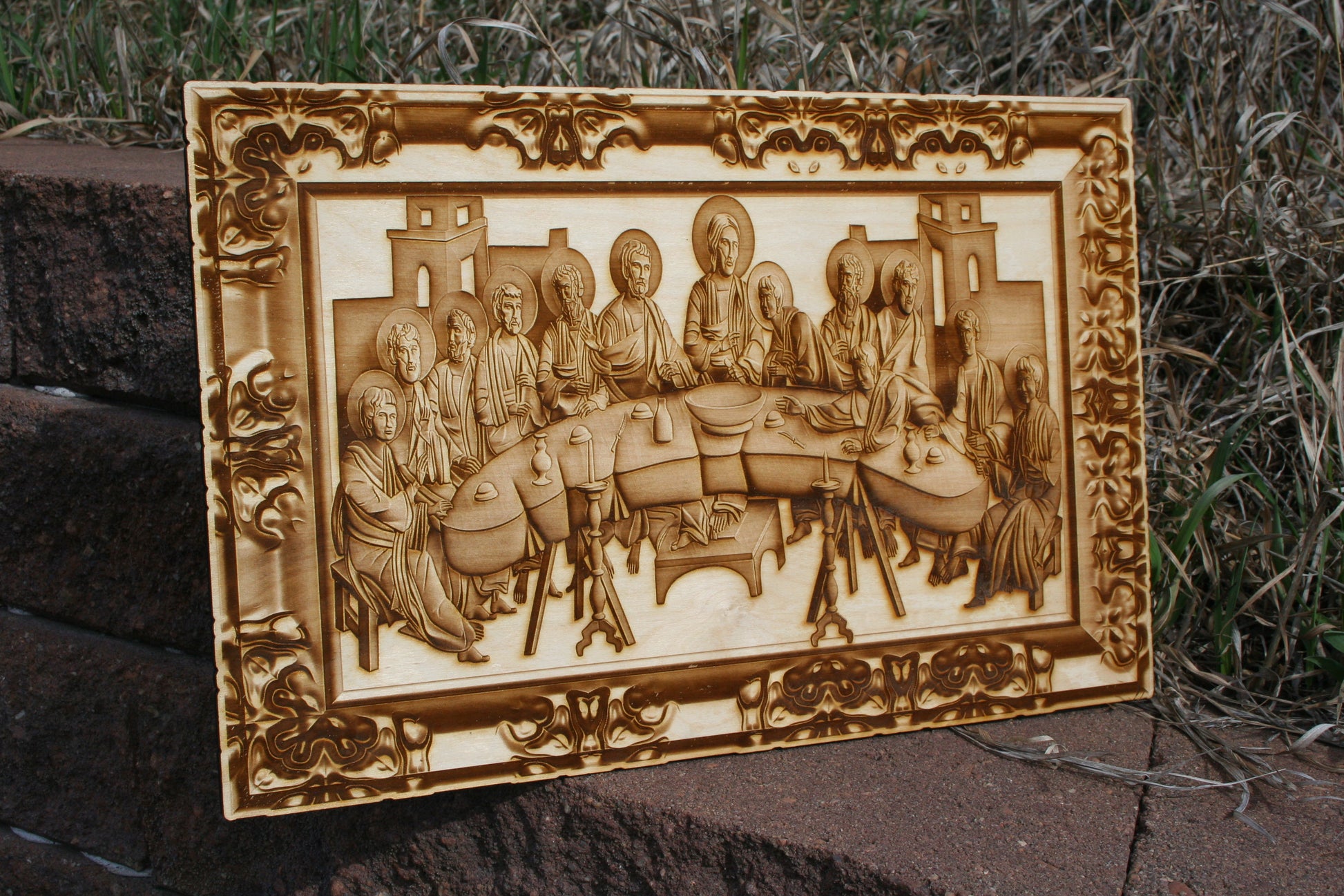 The Last Supper - Laser Engraved Wall Art - 23 Skidoo Laser Gifts