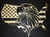 Eagle Bursting Through American Flag! Ultimate American Patriot wall art! (Awesome 4th of July Gift Idea!)