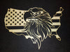 Eagle Bursting Through American Flag! Ultimate American Patriot wall art! (Awesome 4th of July Gift Idea!)