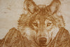 Wolf & Mountain Laser Art - Wolf Home Decor - Nature Scene Wall Art - Wolf Wall Art - Wolf Decor - Wildlife Art - Mountain Art