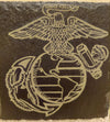Marine Corps Semper Fidelis Slate Drink Coater (Great Marine Corp/Veteran Gift)