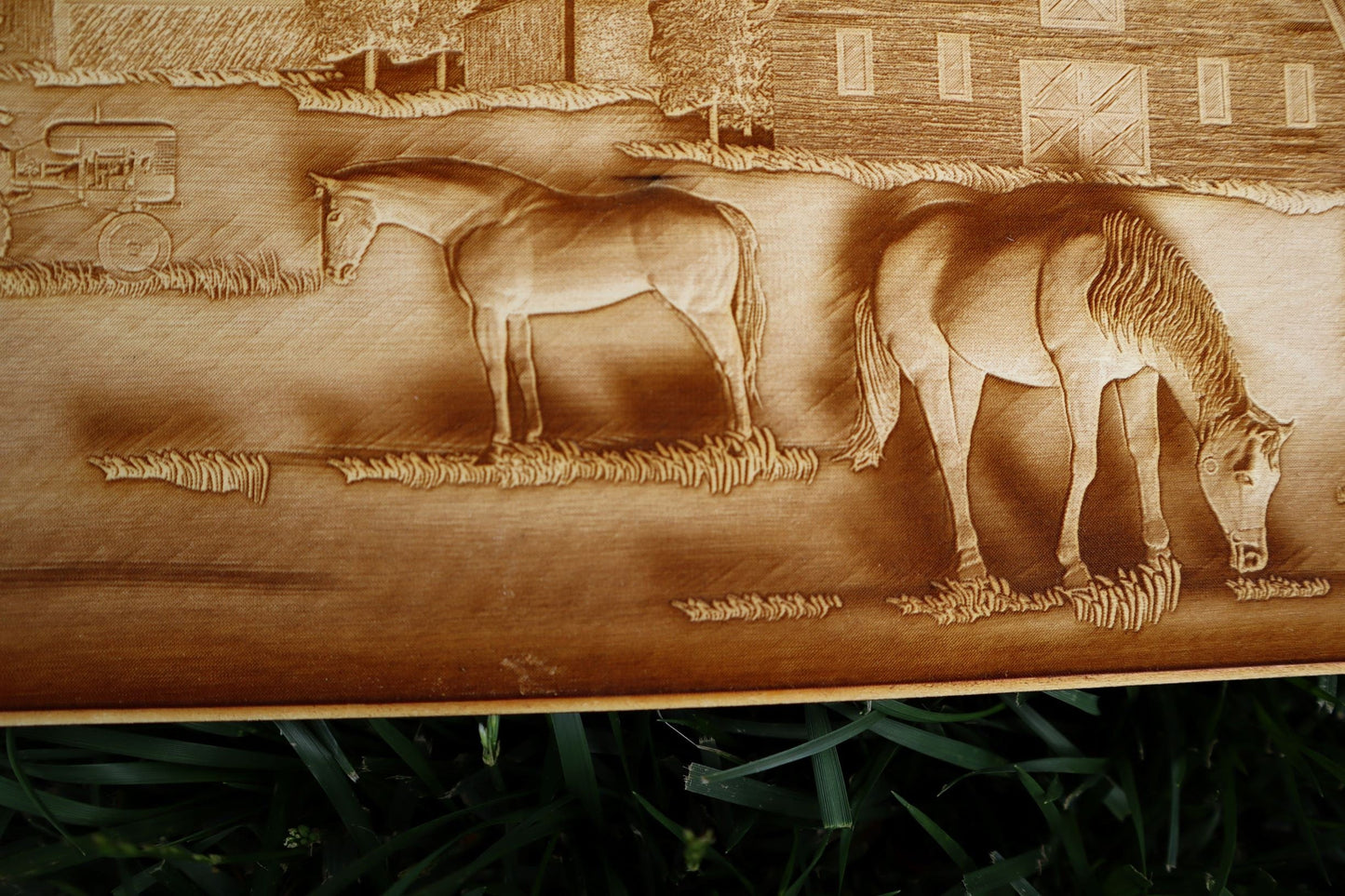 Farmhouse in the Country - Laser Engraved Wall Decor / Wall Art