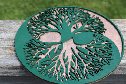 Tree Of Life Mandala - Home Decor/Wall Decor - Laser Engraved Art