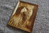 American Eagle in Frame - Refrigerator Magnet - Laser Engraved - High Grade Baltic Birch - Made in the USA