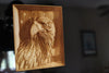 American Eagle in Frame - Refrigerator Magnet - Laser Engraved - High Grade Baltic Birch - Made in the USA