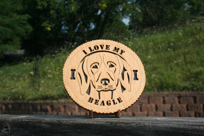 Beagle Home Decor w.Stand - Beagle Gift - Beagle Art - Beagle Gift - Beagle Christmas Gift - Beagle Home Art - Beagle dog Lover