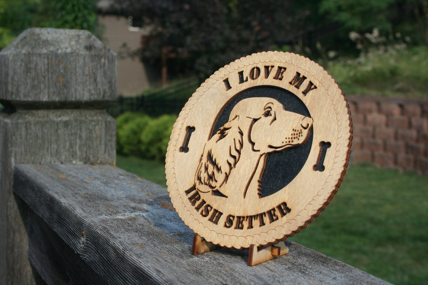 I Love My Irish Setter! - Irish Setter - Irish Setter Dog Lover - Irish Setter Home Decor - Irish Setter Gift - Irish Setter Dog