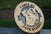I Love My Jack Russell Plaque, Jack Russell Sign, Jack Russell Dog Lover, Jack Russell Terrier, Jack Russell home Decor