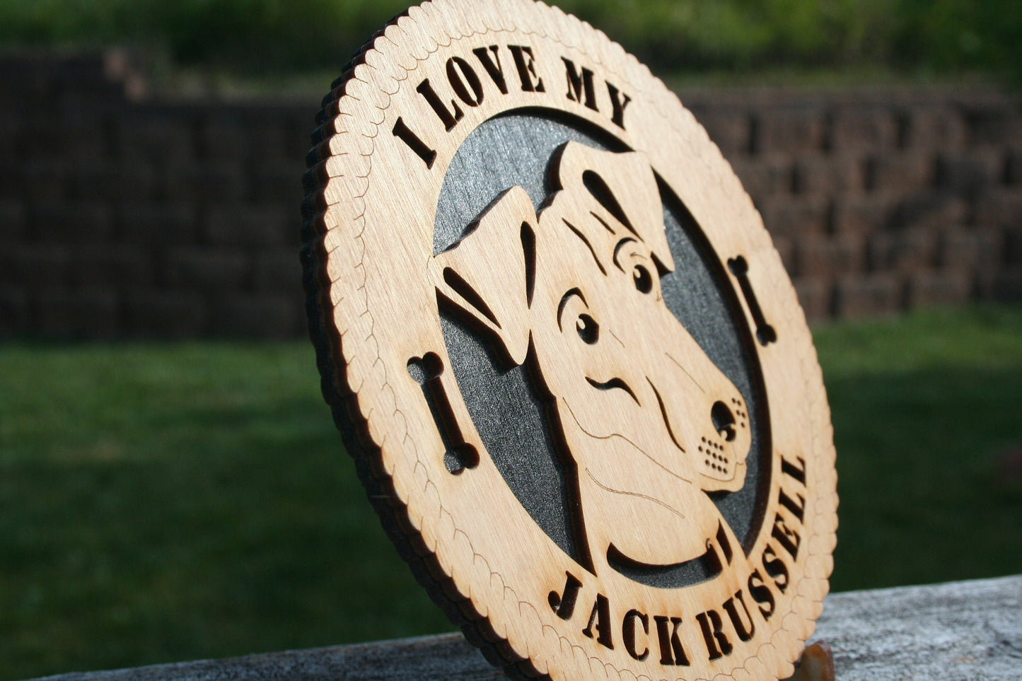 I Love My Jack Russell Plaque, Jack Russell Sign, Jack Russell Dog Lover, Jack Russell Terrier, Jack Russell home Decor