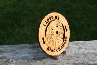 I Love My King Charles Dog Plaque, King Charles Dog Breed, King Charles Wall Art, King Charles Home Decor, King Charles Dog Lover