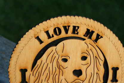 I Love My King Charles Dog Plaque, King Charles Dog Breed, King Charles Wall Art, King Charles Home Decor, King Charles Dog Lover