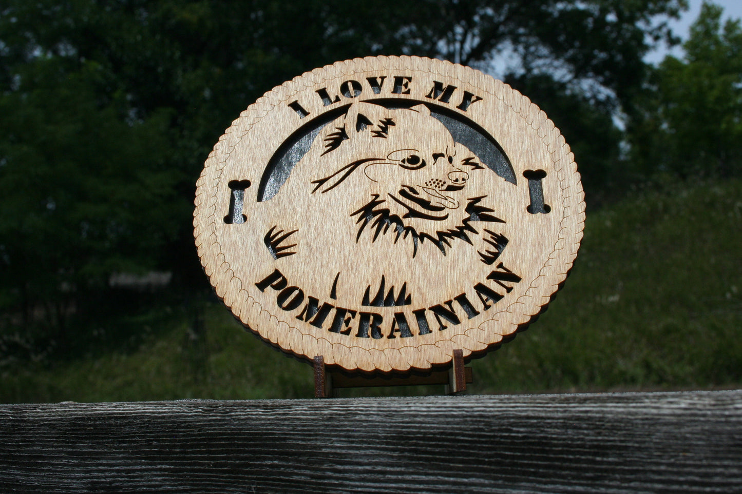 I Love My Pomerainian Dog Plaque, Pomerainian Home Decor, Pomerainian Wall Art, Pomerianian Christmas Gift, Dog Lover, Pomerainian Dog Sign