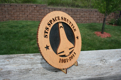USA STS Space Shuttle 1981-2011 Memorial Plaque, Space Shuttle Home Decor, Space Shuttle Wall Art, Space Shuttle Objects, USA Space Shuttle