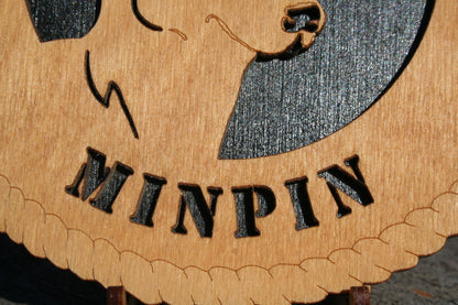 I Love My Min Pin Dog Plaque, Min Pin Gift, Min Pin Dog Sign, Min Pin Wall Art, Min Pin Home Decor, Min Pin Shelf Decoration, Min Pin Lover