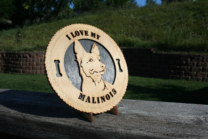 I Love My Malinois Dog Plaque, Malinois Dog, Malinois Dog Gift/Sign, Malinois Wall Art, Malinois Home Decor, Malinois Decoration