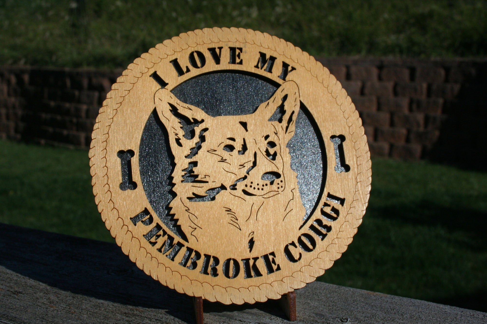 I Love My Pembroke Corgi Dog Plaque, Pembroke Corgi Dog, Pembroke Corgi Dog Gift/Sign, Pembroke Corgi Wall Art, Pembroke Corgi Lover