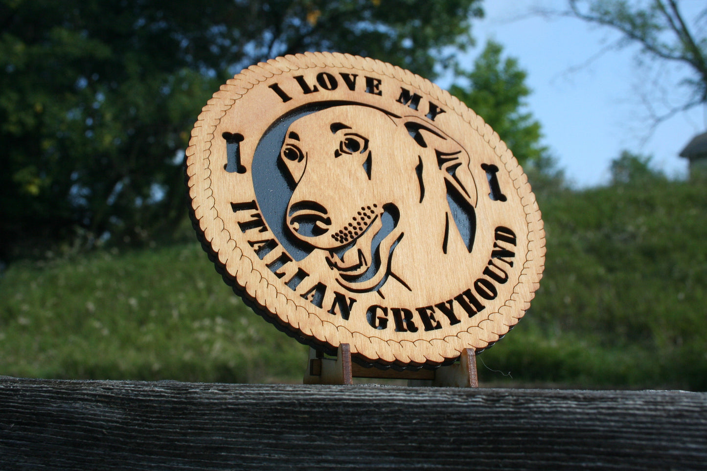 I Love My Irish Greyhound, Irish Dog, Irish Greyhound Dog, Dog Lover, Dog Home Decor, Irish Greyhound Gift, Irish Greyhound Art