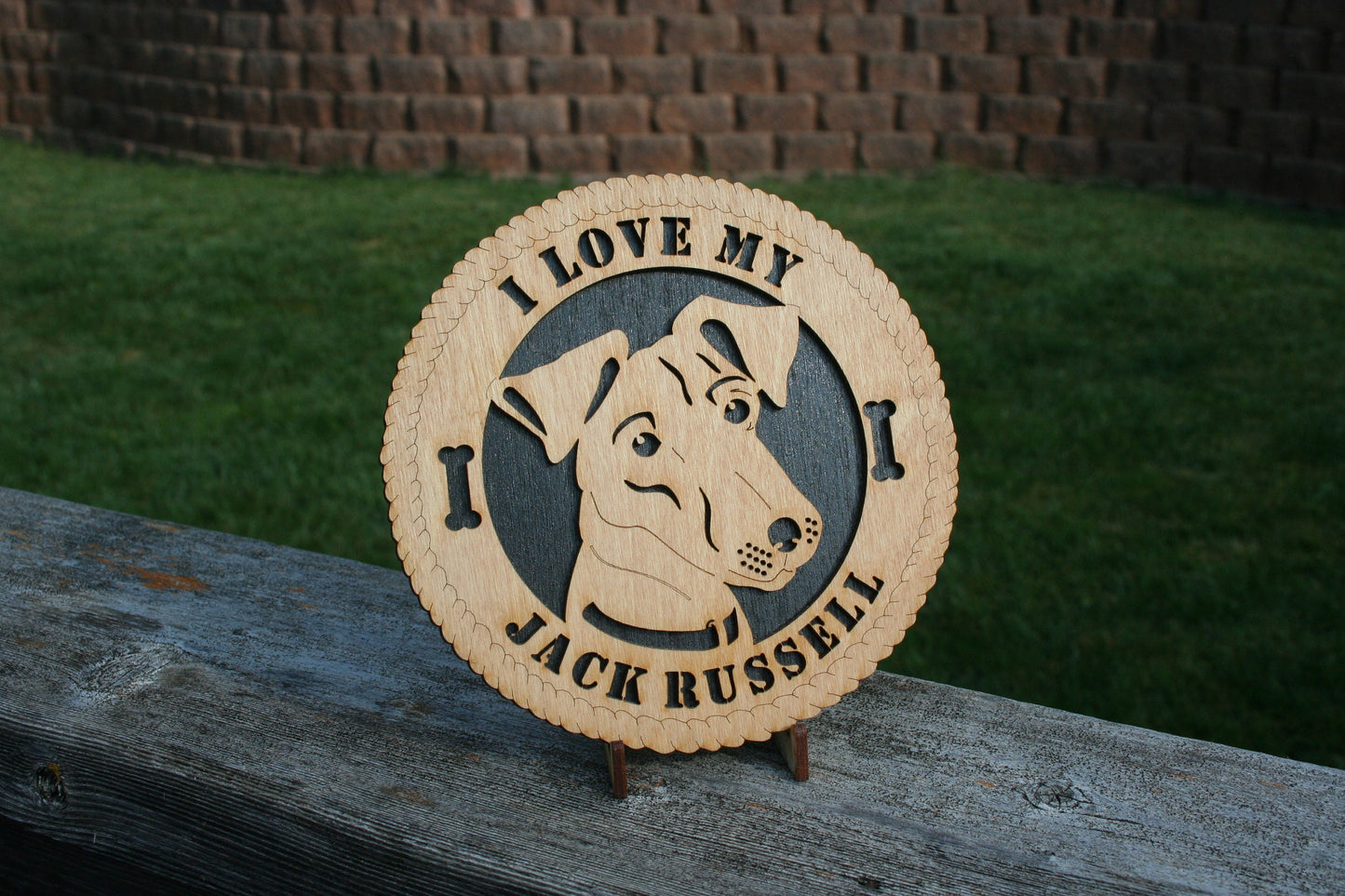 I Love My Jack Russell Plaque, Jack Russell Sign, Jack Russell Dog Lover, Jack Russell Terrier, Jack Russell home Decor