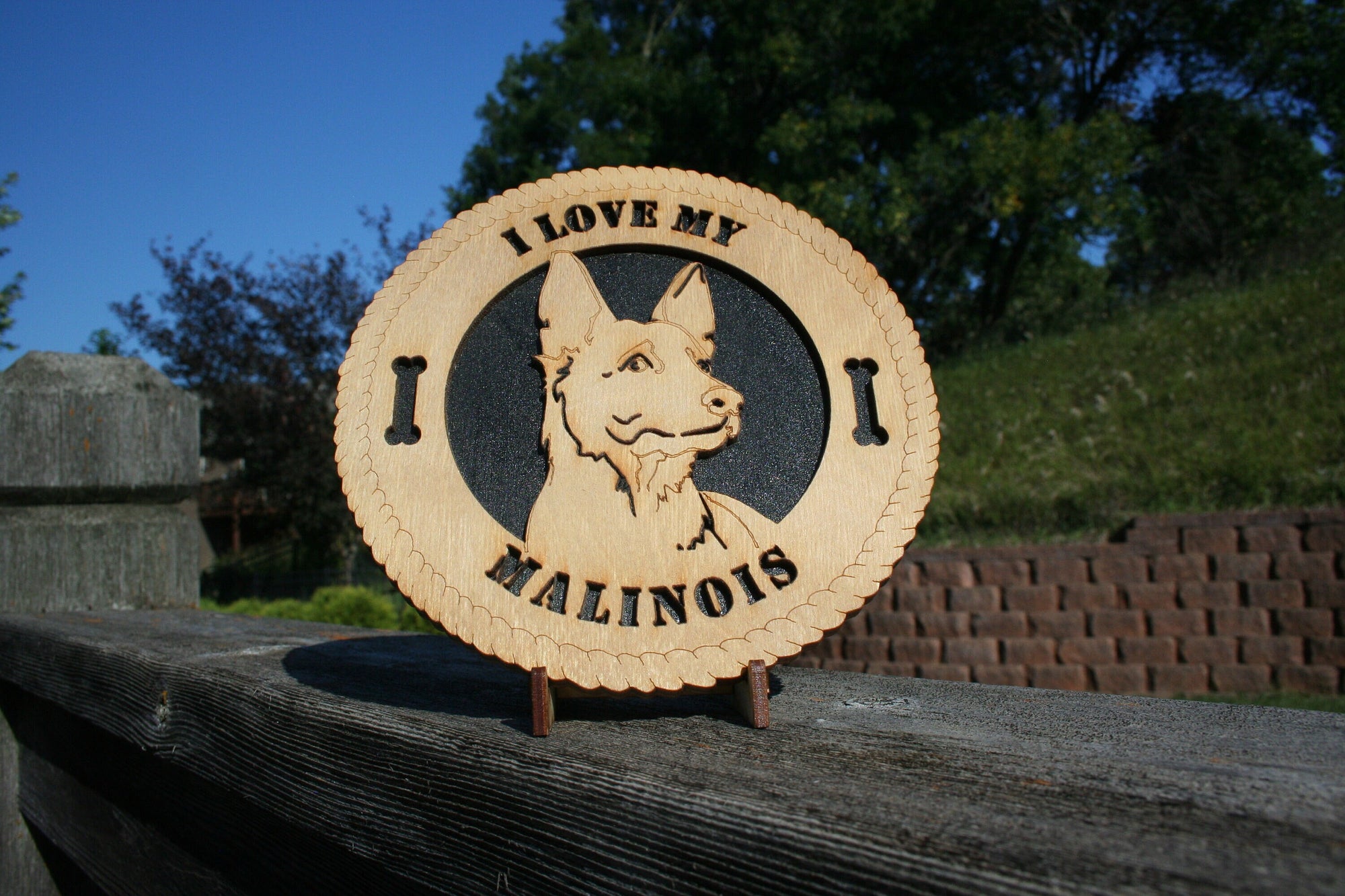 I Love My Malinois Dog Plaque, Malinois Dog, Malinois Dog Gift/Sign, Malinois Wall Art, Malinois Home Decor, Malinois Decoration