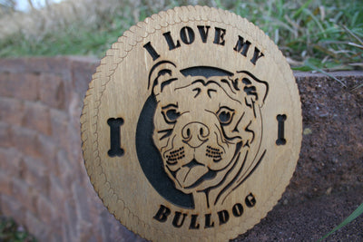 I Love My Bulldog, Bulldog Gift, English Bulldog, British Bulldog, Bulldog Art, Bulldog Unique Gift, Bull dog Gift, Bulldog Dog Breed
