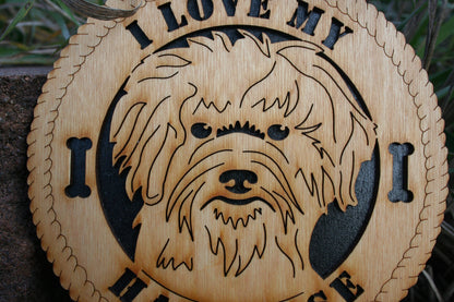 I Love My Havanese, Love My Havanese, Havanese Gift, Havanese Home Decor, Havanese Unique Gift, Blanquito, Havanese Tribute Plaque